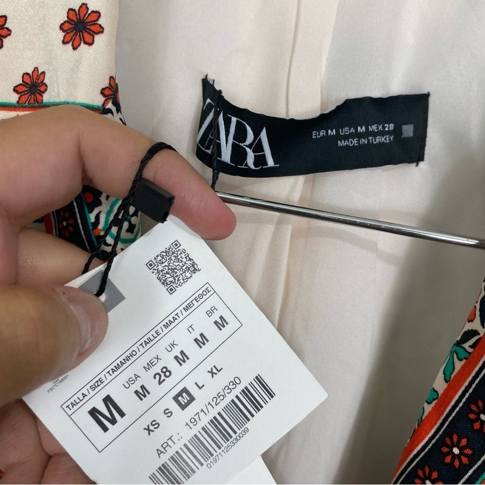 Zara Multicolor Patterned Jacket NWT - image 4